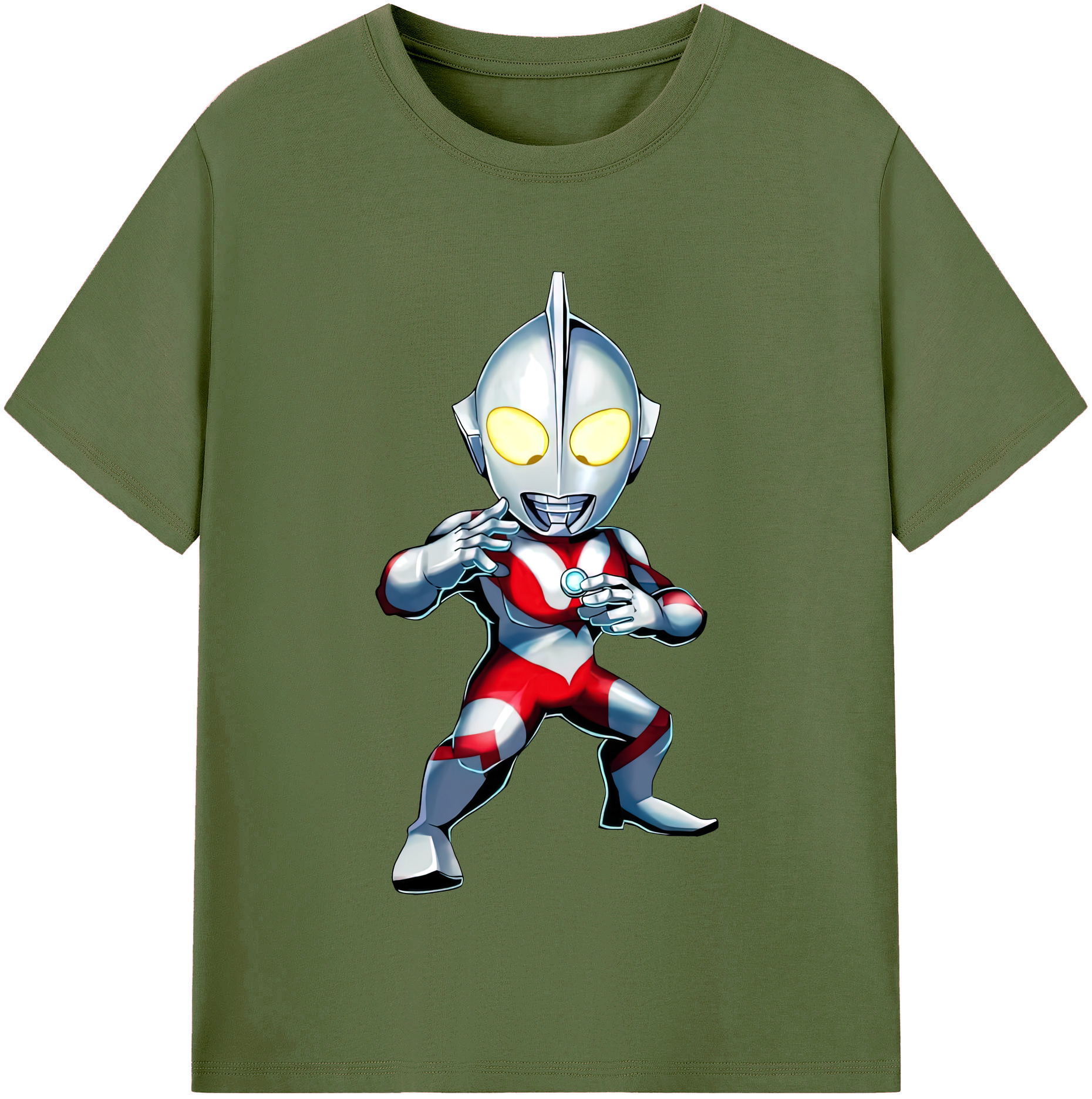 （画像用） ウルトラマン Ultraman 綿100％半袖Tシャツ（フロントプリント）